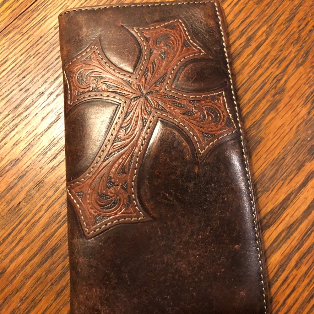 Mens Ariat leather wallet